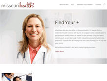 Tablet Screenshot of missourihealthplus.com